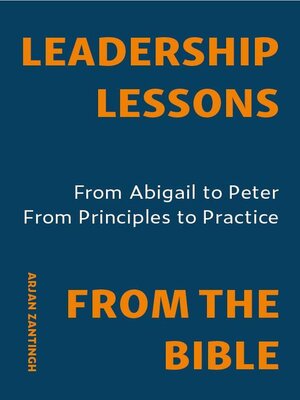 cover image of Leadership Lessons From the Bible